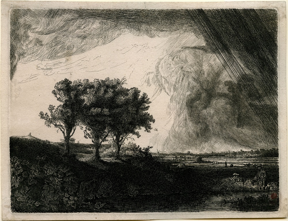 Rembrandt Three Trees