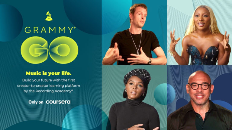 GRAMMY GO™ partners with Coursera to educate and inspire artists on a worldwide scale