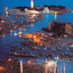 Pink Floyd Plays in Venice on a Massive Floating Stage in 1989; Forces the Mayor & City Council to Resign