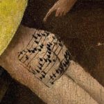 Hear the Song Written on a Sinner's Buttock in Hieronymus Bosch's Painting The Garden of Earthly Delights