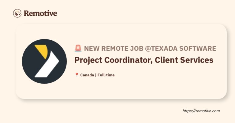 [Hiring] Project Coordinator, Client Services @Texada Software