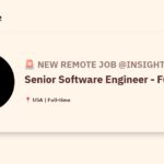 [Hiring] Senior Software Engineer - Full Stack @Insightm