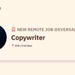 [Hiring] Copywriter @EVERSANA