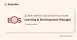 [Hiring] Learning & Development Manager @eositsolutions