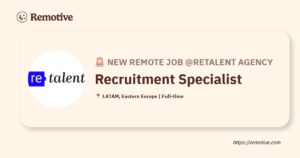 [Hiring] Recruitment Specialist @Retalent Agency