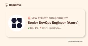 [Hiring] Senior DevOps Engineer (Azure) @Proxify