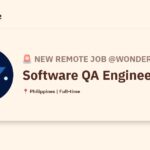 [Hiring] Software QA Engineer @Wondersco