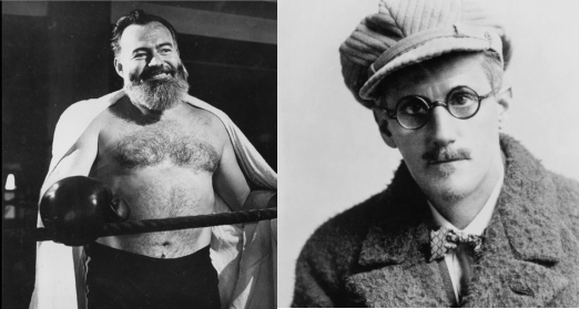 James Joyce Picked Drunken Fights, Then Hid Behind Ernest Hemingway