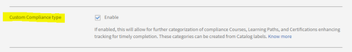 Compliance Dashboard Admin workflow in Adobe Learning Manager.