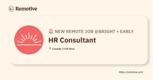 [Hiring] HR Consultant @Bright + Early