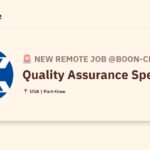 [Hiring] Quality Assurance Specialist @Boon-Chapman