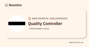 [Hiring] Quality Controller @Pavago