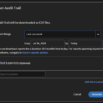 How to generate user Audit Trial Report in Adobe Learning Manager.