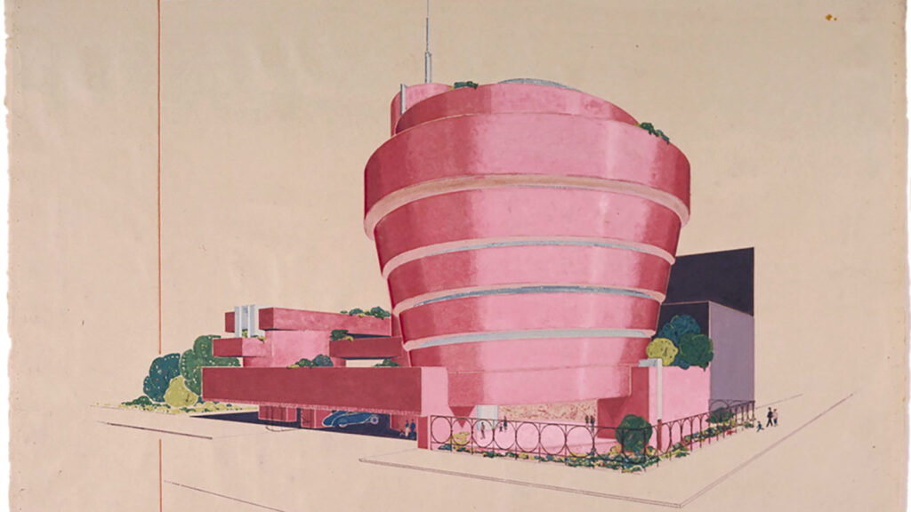 Frank Lloyd Wright Thought About Making the Guggenheim Museum Pink