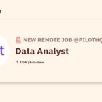 [Hiring] Data Analyst @pilothq