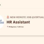 [Hiring] HR Assistant @Virtual Staff 365