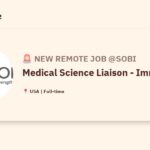 [Hiring] Medical Science Liaison - Immunology @Sobi