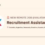 [Hiring] Recruitment Assistant @Valatam