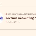 [Hiring] Revenue Accounting Manager @Alteradigitalhealthcanada