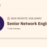 [Hiring] Senior Network Engineer @NMI