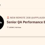 [Hiring] Senior QA Performance Engineer @Applaudo Studios