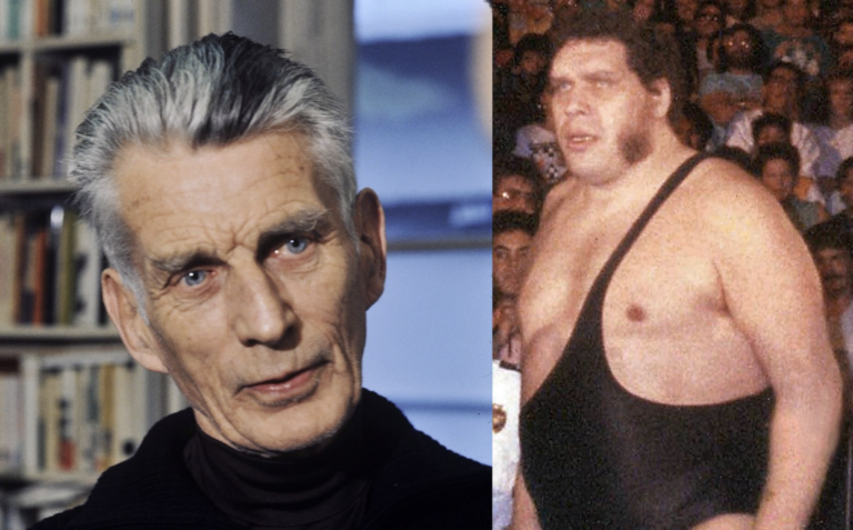 When Samuel Beckett Drove Young André the Giant to School