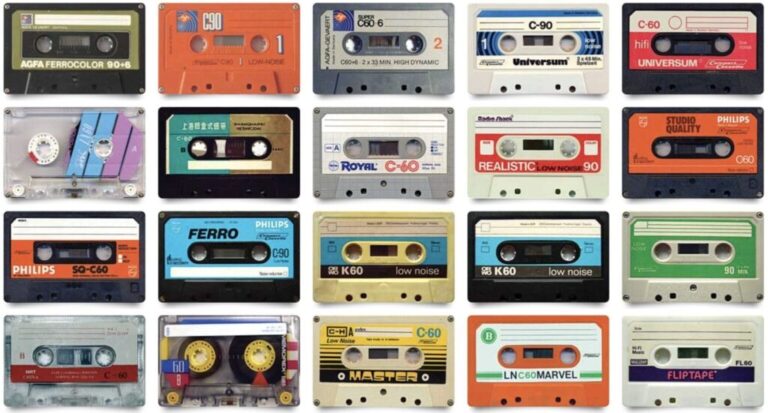 A Digital Archive Features Hundreds of Audio Cassette Tape Designs, from the 1960s to the 1990s