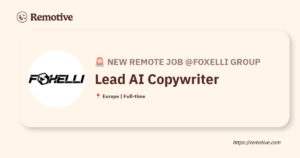 [Hiring] Lead AI Copywriter @Foxelli Group