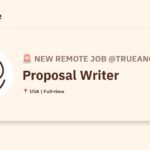 [Hiring] Proposal Writer @Trueanomaly