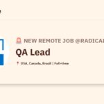 [Hiring] QA Lead @Radical Imaging