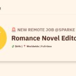 [Hiring] Romance Novel Editor @Sparke Books