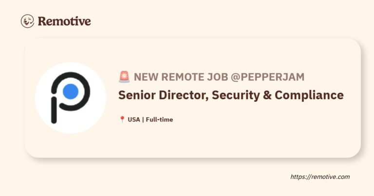 [Hiring] Senior Director, Security & Compliance @PepperJam