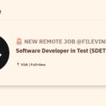 [Hiring] Software Developer in Test (SDET) Manager @Filevine