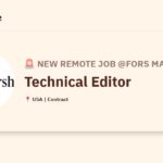 [Hiring] Technical Editor @Fors Marsh