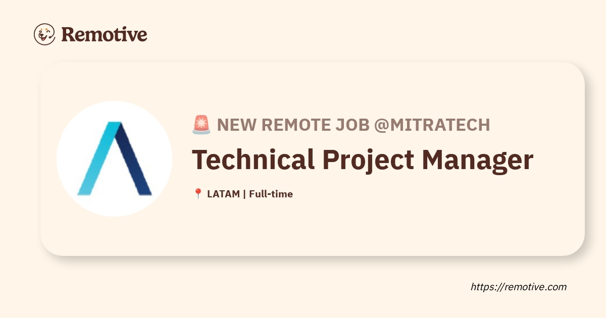 [Hiring] Technical Project Manager @Mitratech