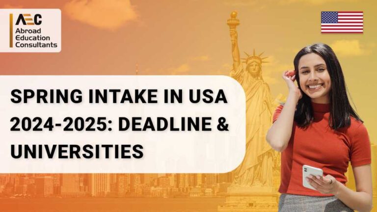 Spring Intake in USA 2024-2025: Deadlines & Top Universities