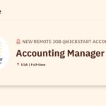 [Hiring] Accounting Manager @Kickstart Accounting, Inc.