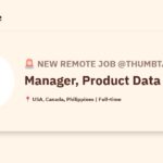 [Hiring] Manager, Product Data Science @Thumbtack