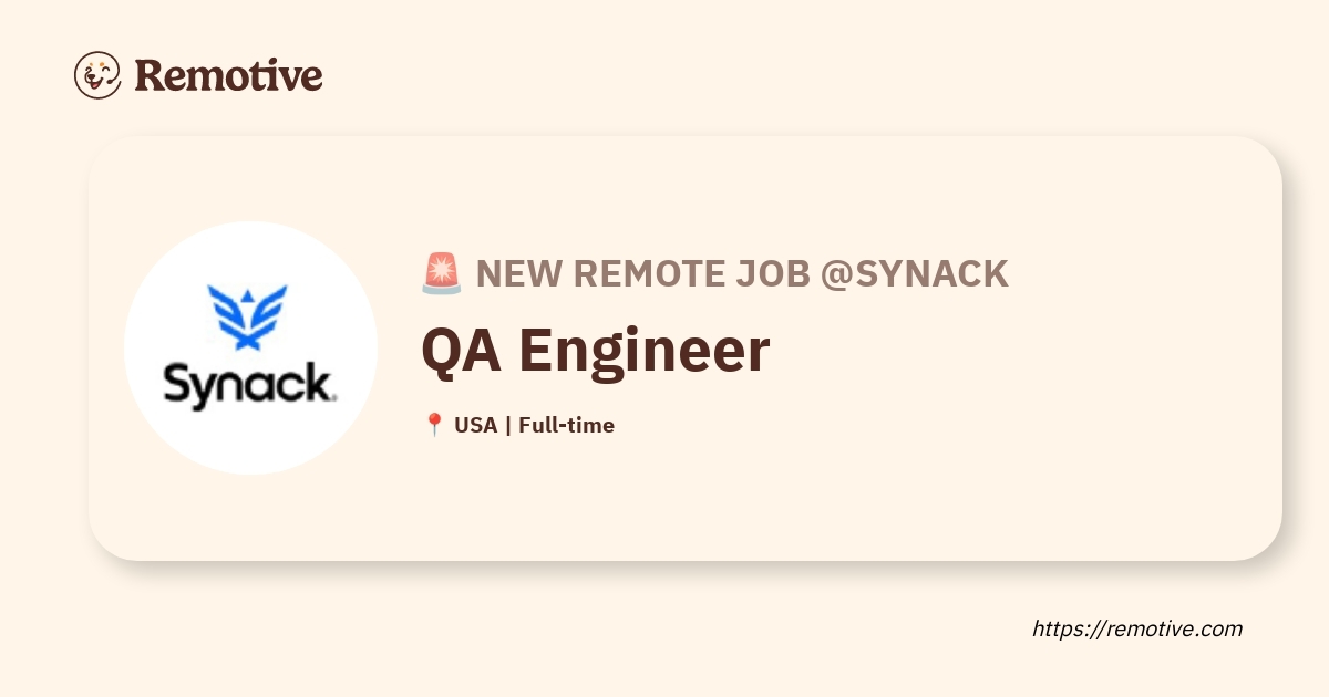 [Hiring] QA Engineer @Synack