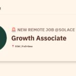 [Hiring] Growth Associate @Solace