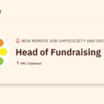 [Hiring] Head of Fundraising @mySociety and SocietyWorks