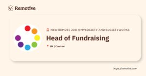 [Hiring] Head of Fundraising @mySociety and SocietyWorks