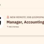 [Hiring] Manager, Accounting @SimSpace