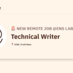 [Hiring] Technical Writer @ENS Labs