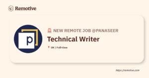 [Hiring] Technical Writer @Panaseer