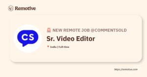 Sr. Video Editor