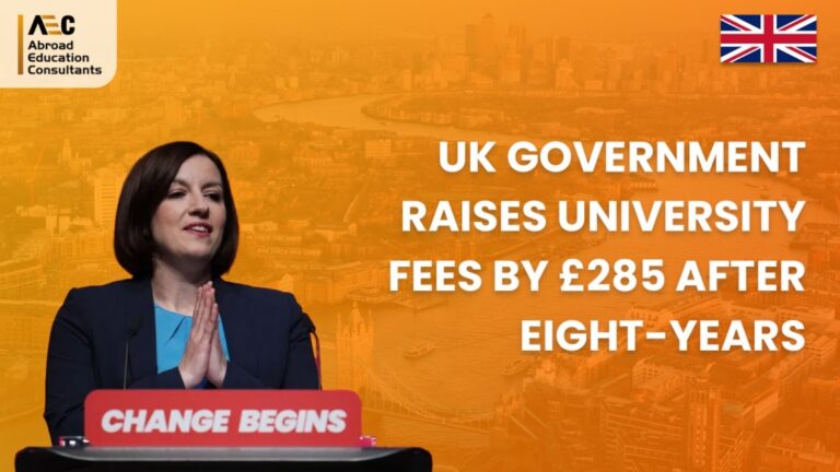 UK Government Raises University Fees by £285 After Eight-Year Freeze