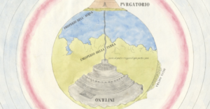 Beautiful 19th Century Maps of Dante's Divine Comedy: Inferno, Purgatory, Paradise & More