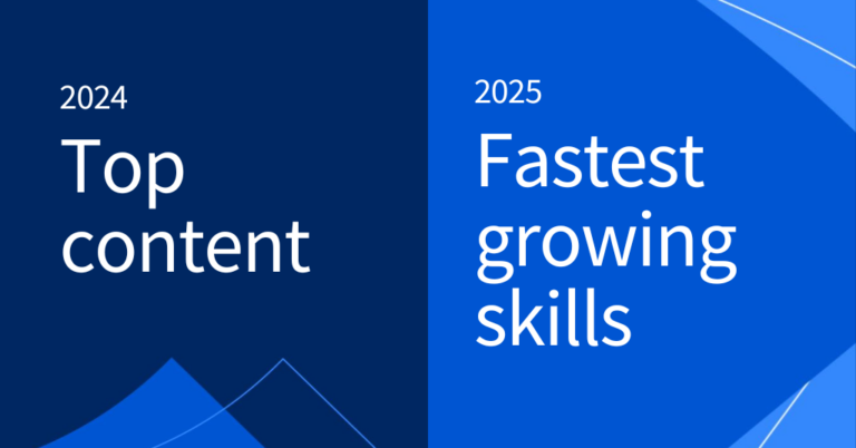 2024’s Rising Content and Fastest Growing Skills for 2025