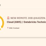 [Hiring] Cloud (AWS) / Databricks Technical Architect @Kaizen Analytix